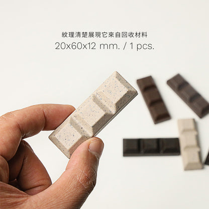 (任選二件95折)QUALY｜巧克力造型磁鐵(六入組)