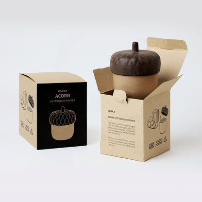 (任選二件95折)QUALY｜橡果牙籤罐