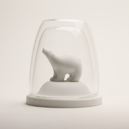 (任選二件95折)QUALY｜雙層附蓋玻璃杯