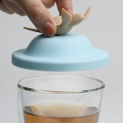 (任選二件95折)QUALY｜雙層附蓋玻璃杯