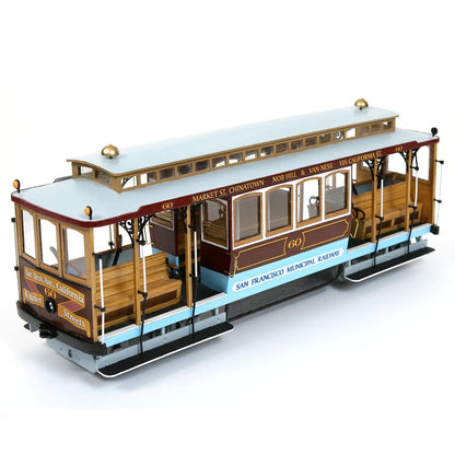 舊金山噹噹車San Francisco tram - 奧克爾木質精品模型套組 | 難易度:中