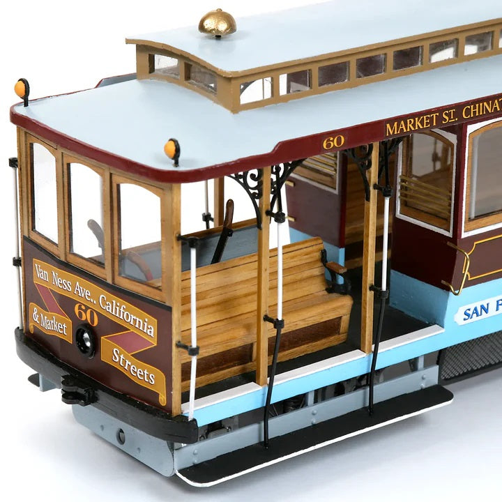 舊金山噹噹車San Francisco tram - 奧克爾木質精品模型套組 | 難易度:中