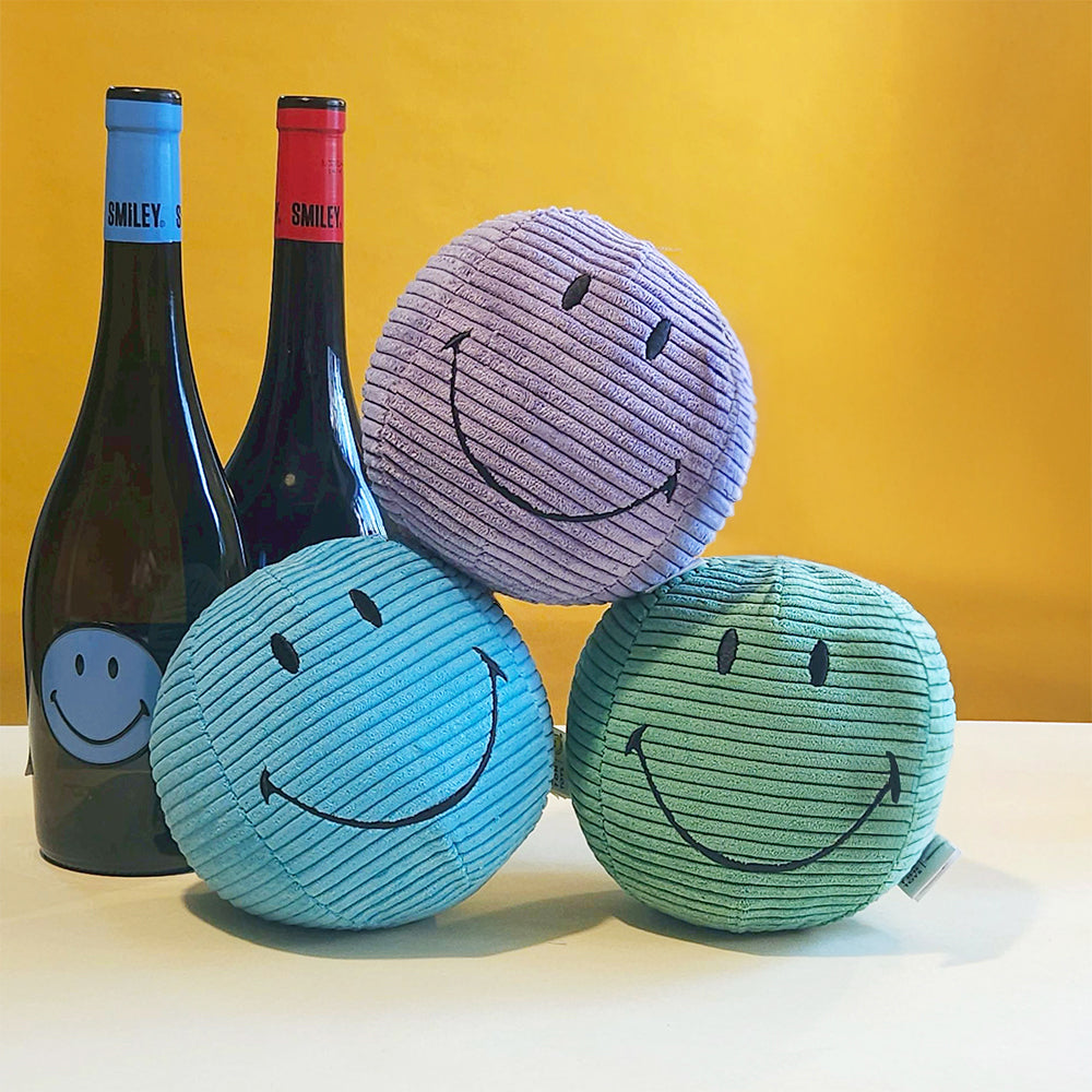BON TON TOYS X Smiley®｜Smiley笑臉ECO燈芯絨填充玩偶-13cm (4色)