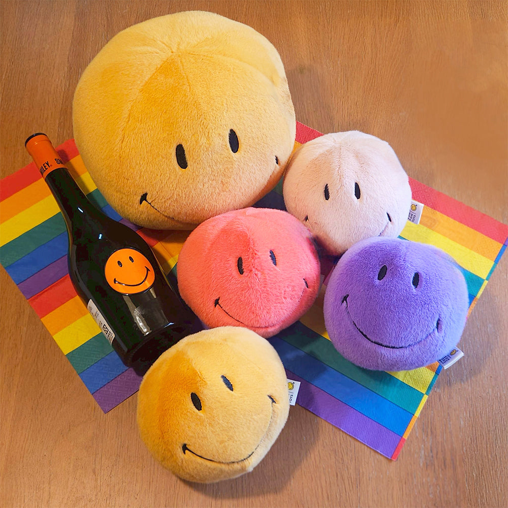 BON TON TOYS X Smiley®｜Smiley笑臉環保毛絨玩偶-13cm (4色)
