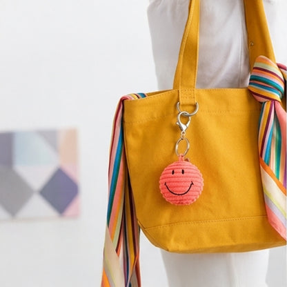 BON TON TOYS X Smiley®｜Smiley笑臉ECO燈芯絨鑰匙圈-4.5cm (3色)