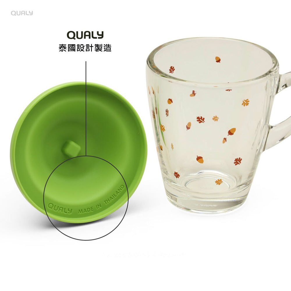 (任選二件95折)QUALY｜橡果松鼠-馬克杯